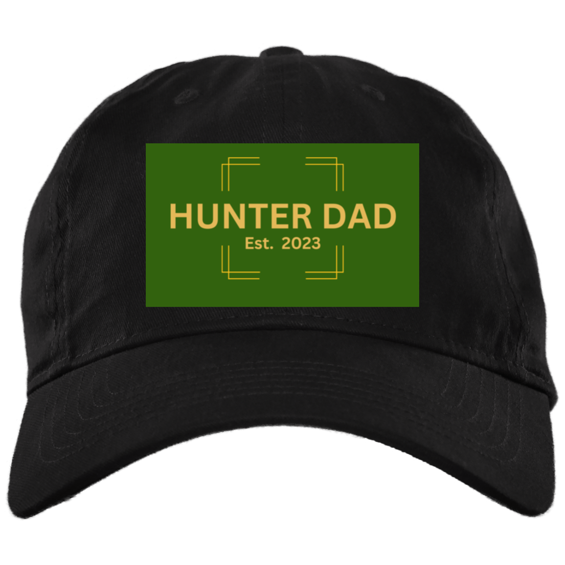 Hunter Dad 2023 | Embroidered Brushed Twill Unstructured Dad Cap | Happy Father's Day | New Dad Hat | Great Gift