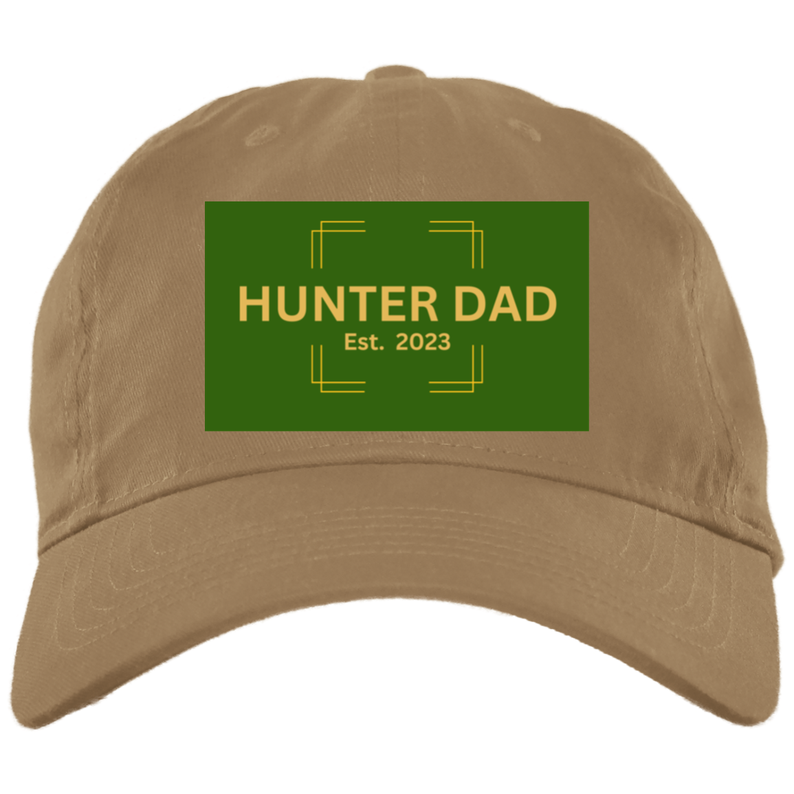 Hunter Dad 2023 | Embroidered Brushed Twill Unstructured Dad Cap | Happy Father's Day | New Dad Hat | Great Gift