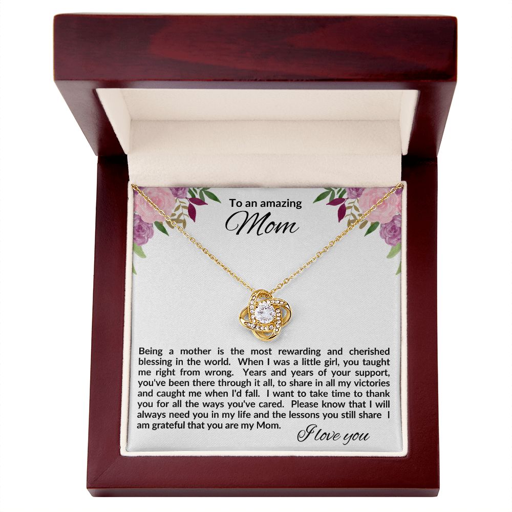Mom Mother's Day Gift | To an Amazing Mom | Mom Necklace | Gifts That I Love