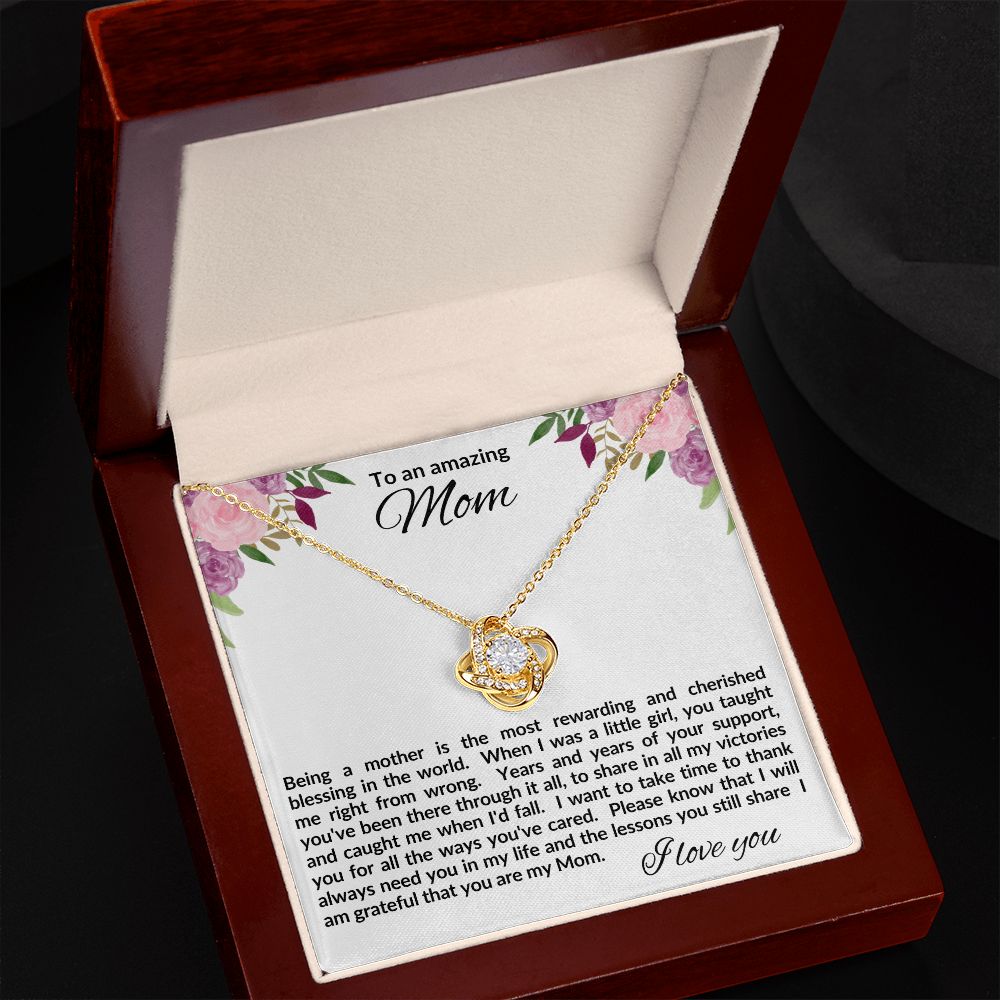 Mom Mother's Day Gift | To an Amazing Mom | Mom Necklace | Gifts That I Love