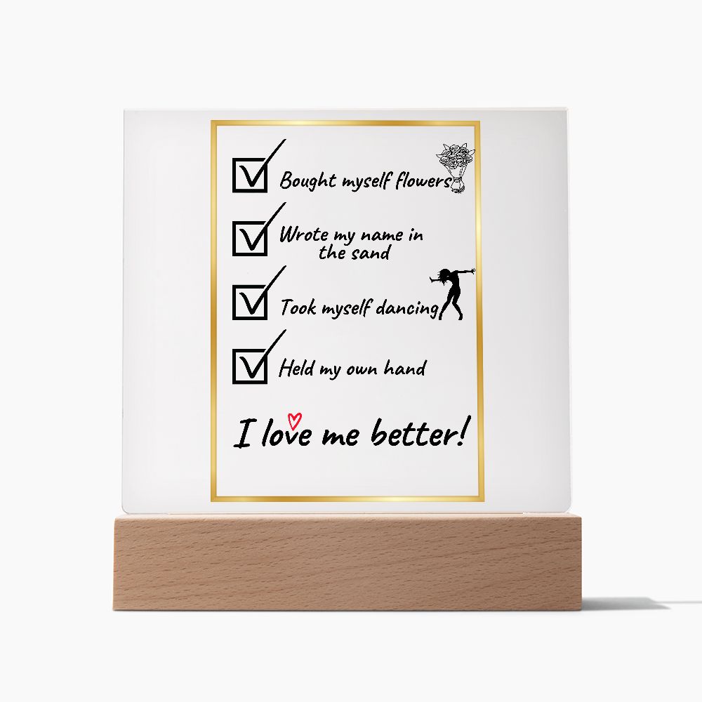 I Can Buy Myself Flowers | Flowers Plaque | I Can Love Myself Better | Gifts That I Love
