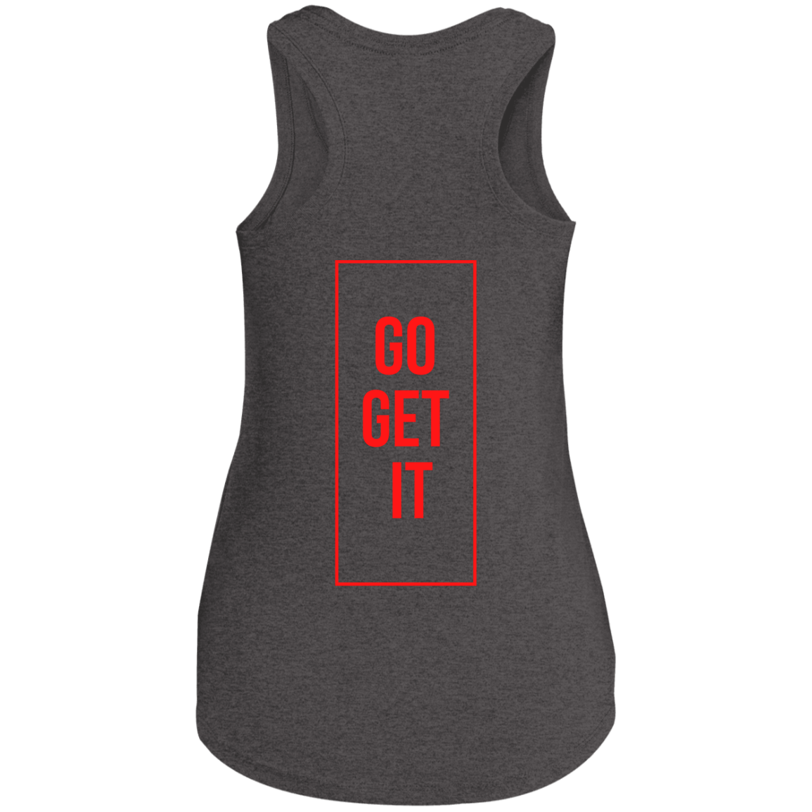 Women's Perfect Tri Racerback Tank | Nor Real Excuse + Go Get It