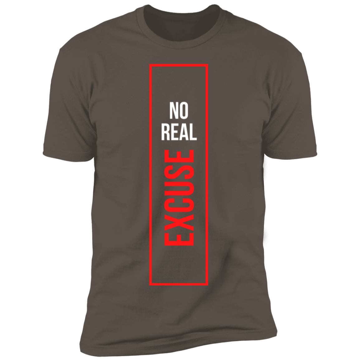 Mens Premium Short Sleeve T-Shirt | No Real Excuse