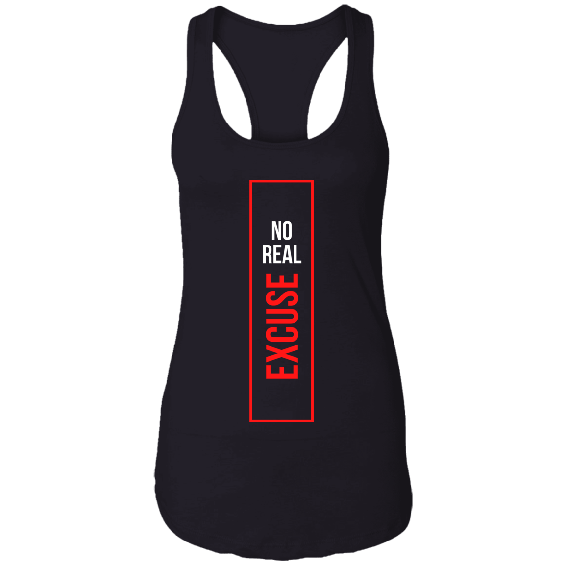 Ladies Ideal Racerback Tank | No Real Excuse