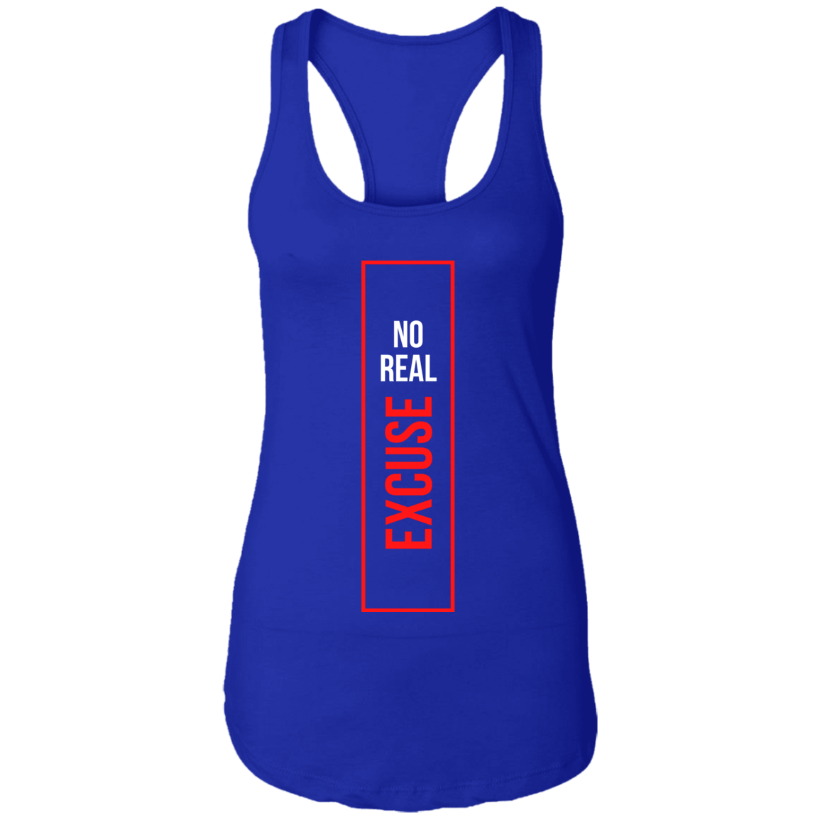 Ladies Ideal Racerback Tank | No Real Excuse