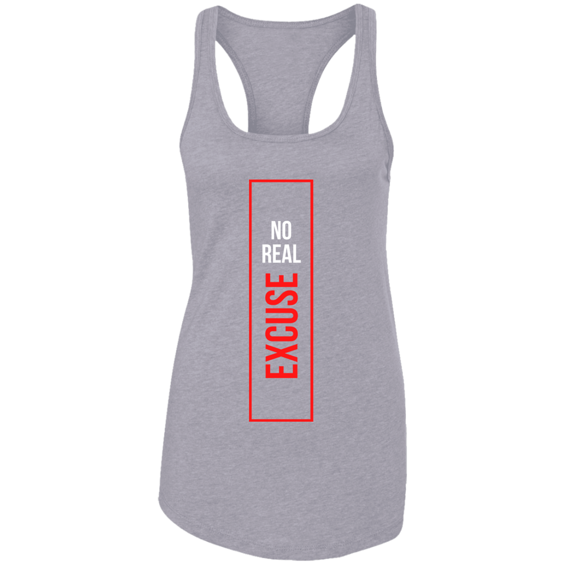 Ladies Ideal Racerback Tank | No Real Excuse