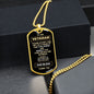 TO OUR VERTERAN DOG TAG | PLEASE ACCEPT THIS GIFT