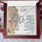 TO MY DAUGHTER NECKLACE | LIONESS AND CUB NECKLACE | I WANT YOU TO TRUST AND BELIEVE | FOREVER LOVE NECKLACE