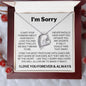I'M SORRY | FOREVER LOVE HEART NECKLACE