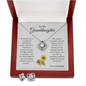To My Granddaughter | Love Knot Necklace