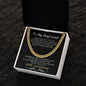 TO MY BOYFRIEND | NEVER FORGET | CUBAN CHAIN NECKLACE