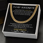 TO MY SOULMATE | NEVER FORGET THAT I LOVE YOU. | CUBAN LINK CHAIN