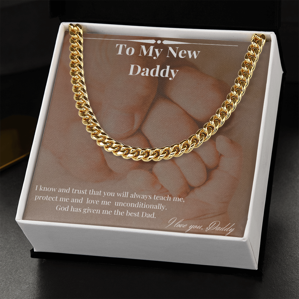 To My New Daddy | Cuban Link Chain