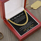 TO MY BOYFRIEND | NEVER FORGET | CUBAN CHAIN NECKLACE