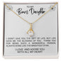 TO MY BONUS DAUGHTER | GIFT FOR DAUGHTER | DAUGHTER NECKLACE