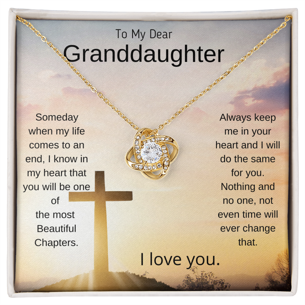 Love Knot Necklace | To My Dear Granddaughter