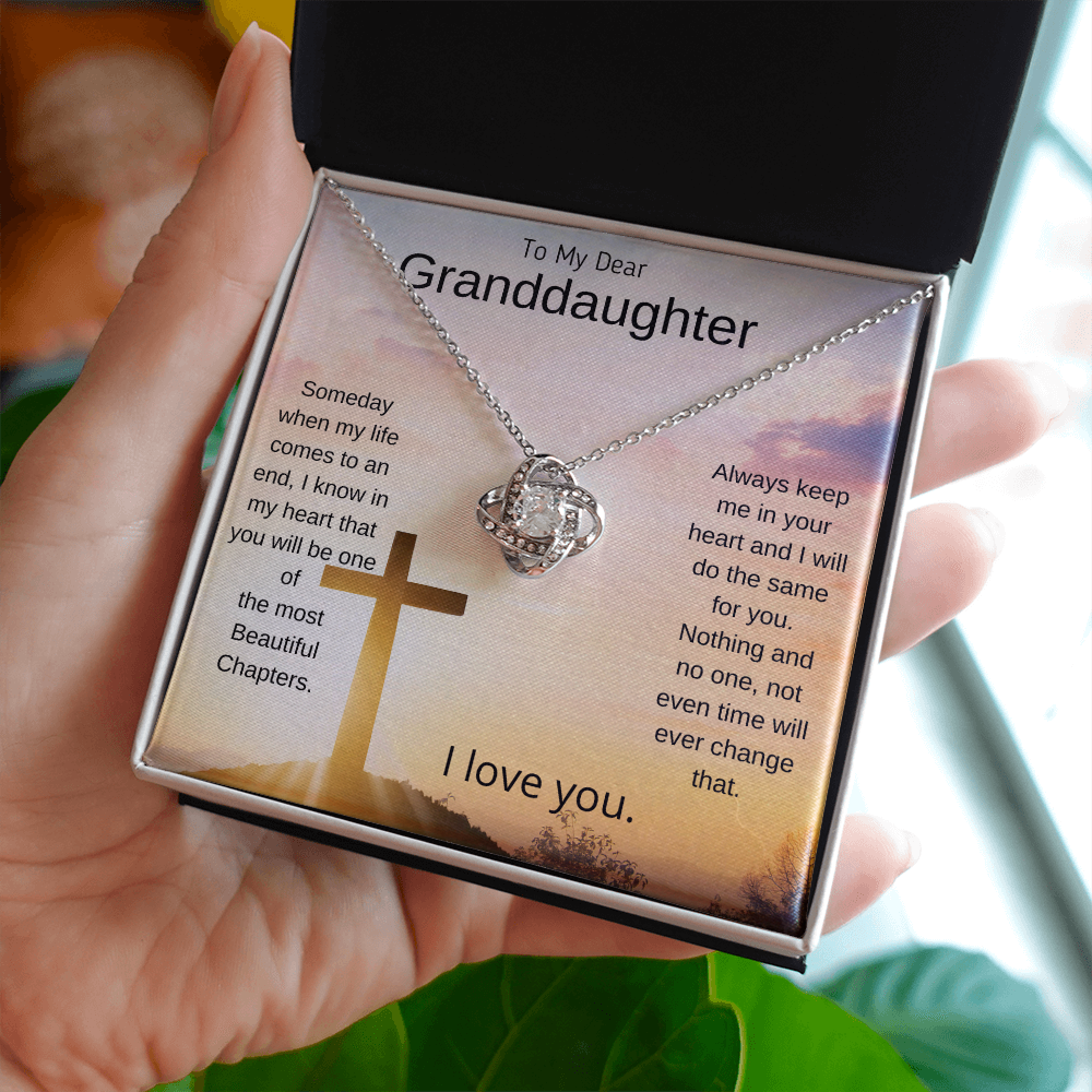 Love Knot Necklace | To My Dear Granddaughter