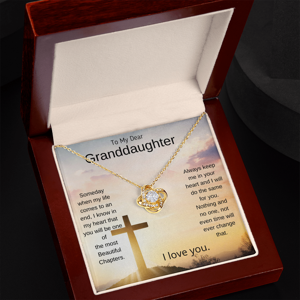Love Knot Necklace | To My Dear Granddaughter