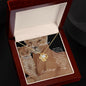 TO MY LOVELY DAUGHTER | LIONS LOVE KNOT NECKLACE