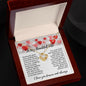 TO MY BEAUTIFUL WIFE | TRUST IN LOVE TO SHOW US THE WAY | LOVE KNOT NECKLACE | VALENTINE DAY GIFT