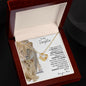 TO MY DAUGHTER NECKLACE | LIONESS AND CUB NECKLACE | I WANT YOU TO TRUST AND BELIEVE | LOVE KNOT NECKLACE