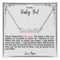 PERSONALIZED NAME NECKLACE | CUSTOM NAME NECKLACE | TO MY BABY GIRL
