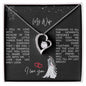 TO MY WIFE | ANNIVERSARY GIFT | LOVE HEART NECKLACE