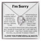 I'M SORRY | FOREVER LOVE HEART NECKLACE