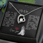 TO MY WIFE | ANNIVERSARY GIFT | LOVE HEART NECKLACE