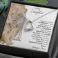 TO MY DAUGHTER NECKLACE | LIONESS AND CUB NECKLACE | I WANT YOU TO TRUST AND BELIEVE | FOREVER LOVE NECKLACE