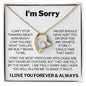 I'M SORRY | FOREVER LOVE HEART NECKLACE