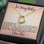 I'm Sorry Baby Necklace, Wife Necklace, Girlfriend Necklace, Valentine's Day Gift