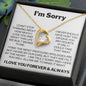 I'M SORRY | FOREVER LOVE HEART NECKLACE