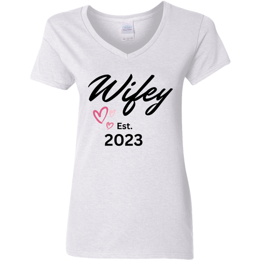 Wifey Est. 2023  | Bride T-Shirt  | Wifey T-shirt | Future Wife |