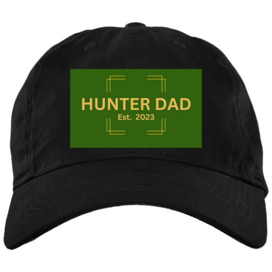 Hunter Dad 2023 | Embroidered Brushed Twill Unstructured Dad Cap | Happy Father's Day | New Dad Hat | Great Gift