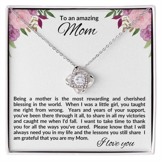 Mom Mother's Day Gift | To an Amazing Mom | Mom Necklace | Gifts That I Love
