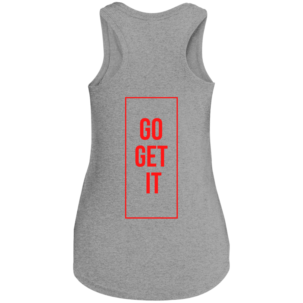 Women's Perfect Tri Racerback Tank  | Nor Real Excuse + Go Get It