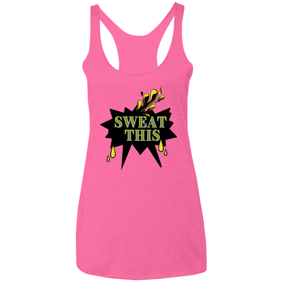 Ladies' Triblend Racerback Tank | Sweat This