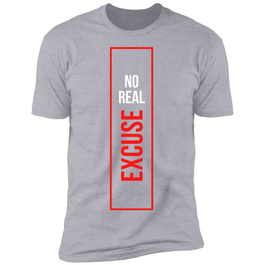 Mens Premium Short Sleeve T-Shirt | No Real Excuse