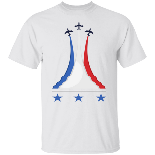 Men Air Force Fly Over | Stars T-Shirt