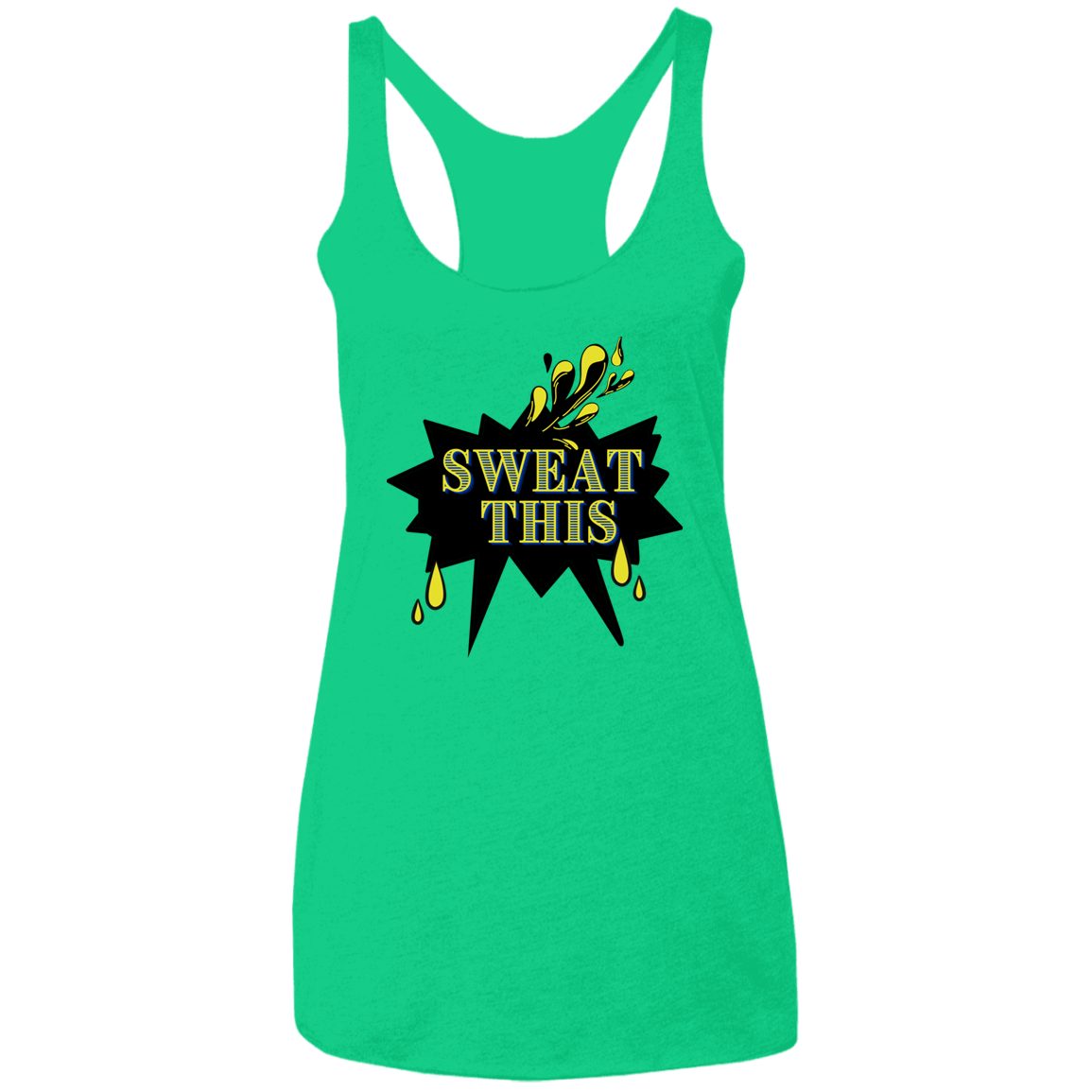 Ladies' Triblend Racerback Tank | Sweat This