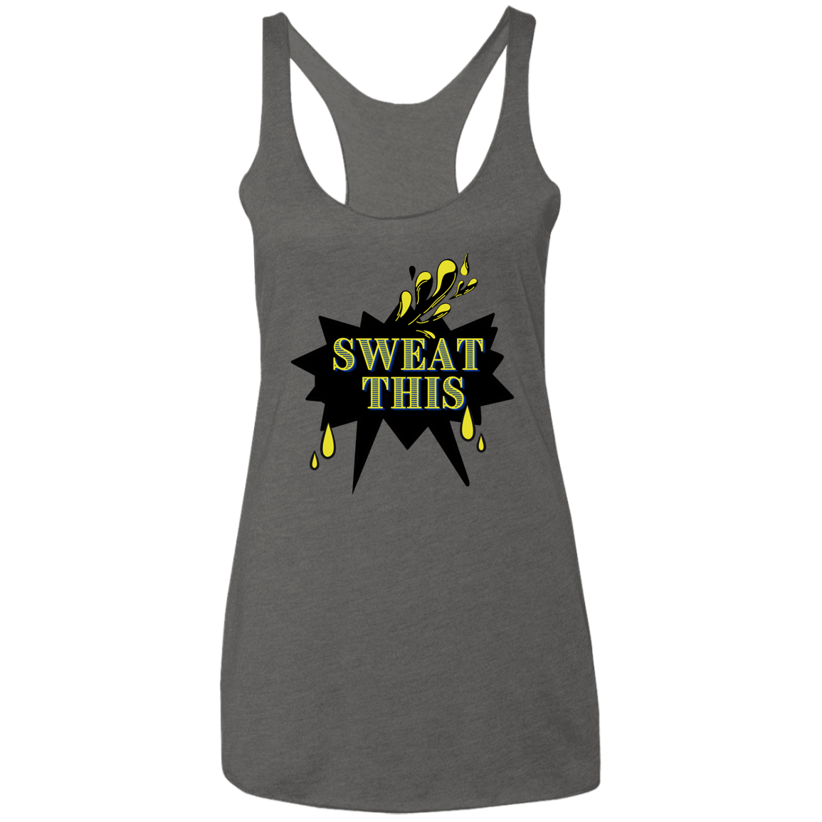 Ladies' Triblend Racerback Tank | Sweat This