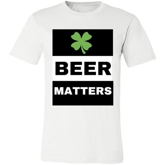 Irish Beer Matters Unisex Jersey Short-Sleeve T-Shirt