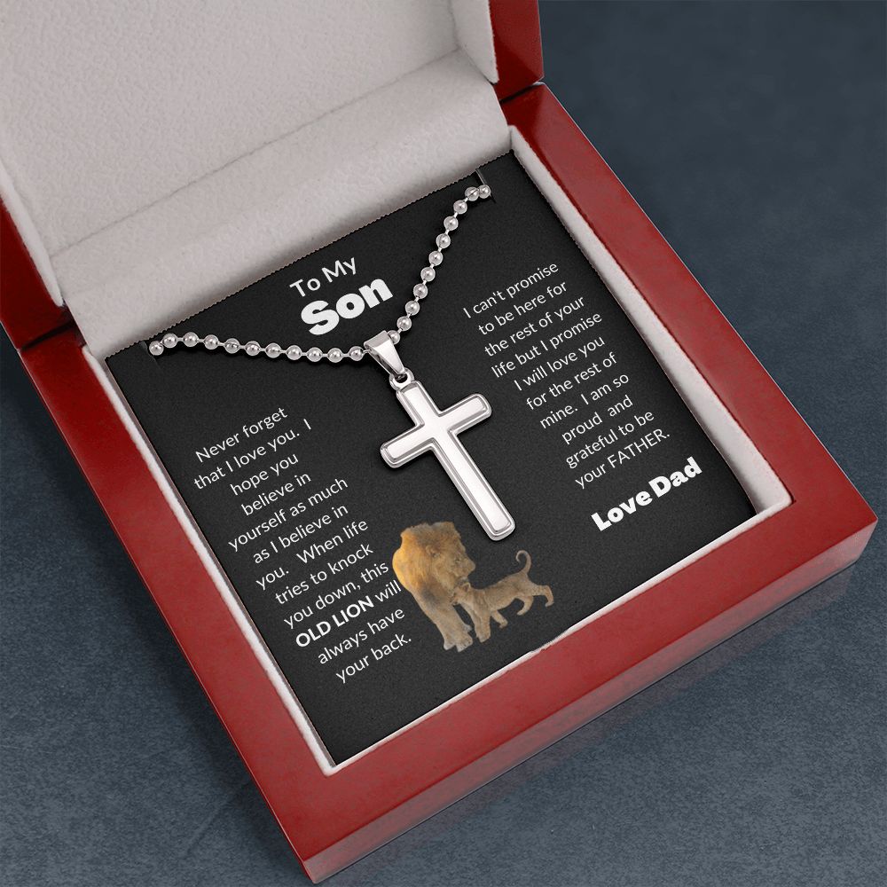 To My Son | Never forget that I love you | Cross
