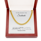 To My Smokin' Hot Soulmate | Cuban Link Chain Necklace