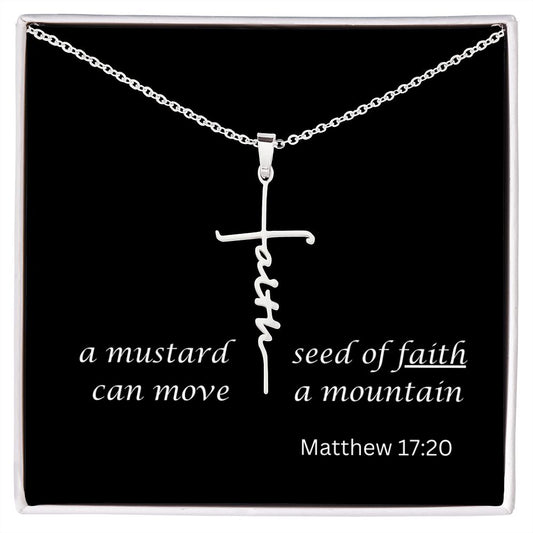 Mustard seed necklace| Christian Jewelry | Inspiration Jewelry | Faith Necklace