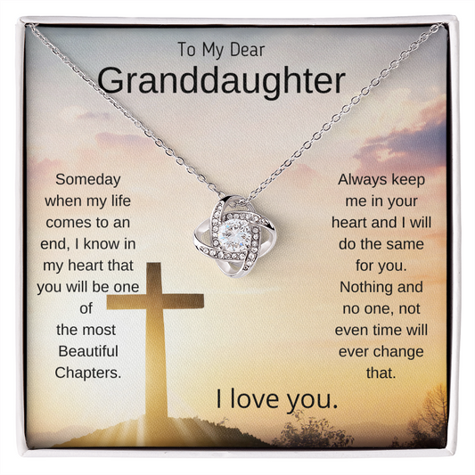 Love Knot Necklace | To My Dear Granddaughter