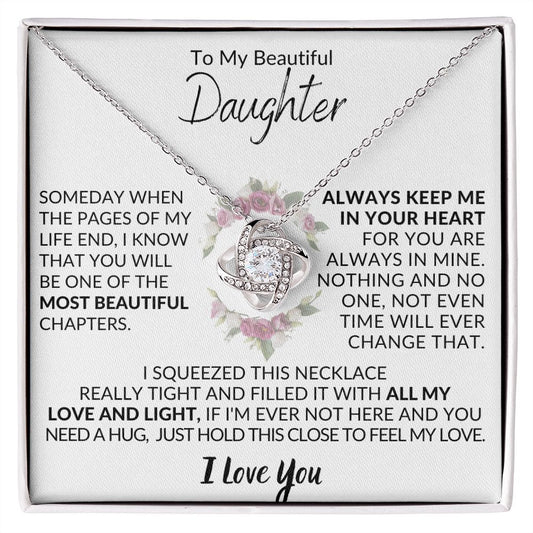 TO MY BEAUTIFUL DAUGHTER NECKLACE | SOMEDAY WHEN | DAUGHTER NECKLACE