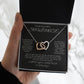TO MY BEAUTIFUL SOULMATE | INTERLOCKING HEART NECKLACE