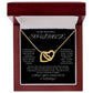 TO MY BEAUTIFUL SOULMATE | INTERLOCKING HEART NECKLACE